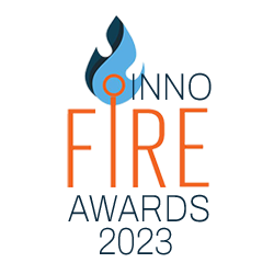Inno Fire Awards winner logo for the year 2023.